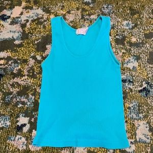 Size small blue tank top
